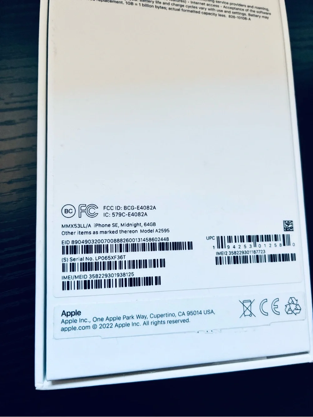 Apple iPhone SE 3rd Generation Bundle (Midnight)